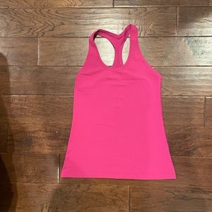 Lululemon Cool Racerback Tank, size 10, berry pink
